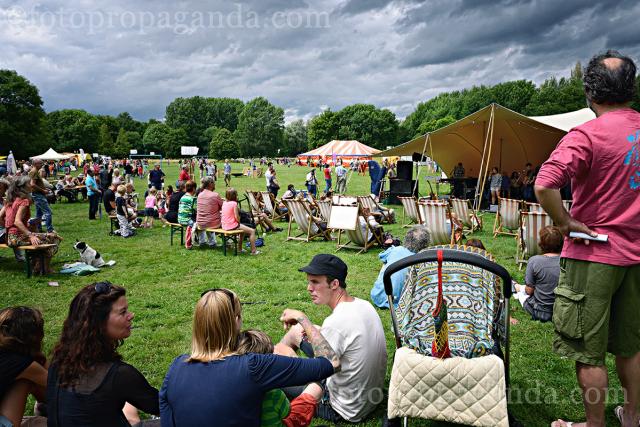 Goede sfeer tijdens het eerste Immerloo Park Festival