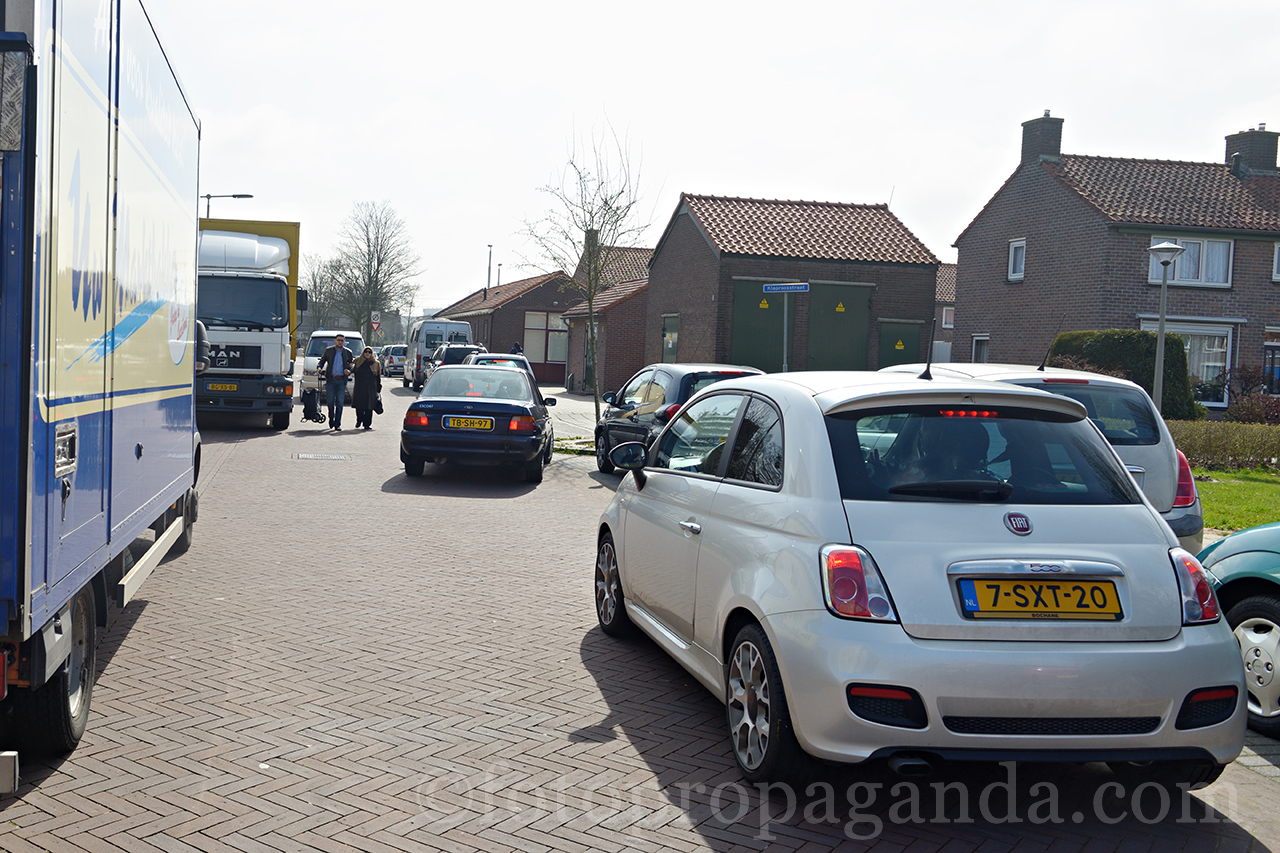 Markt bron van ergernis in de Veldbloemenlaan