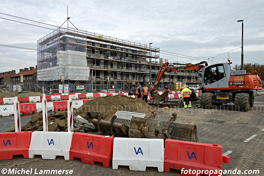 Derde rotonde in Malburgen