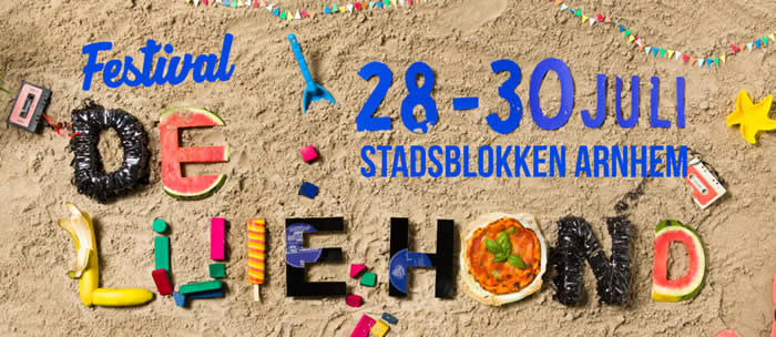 banner festival de luie hond