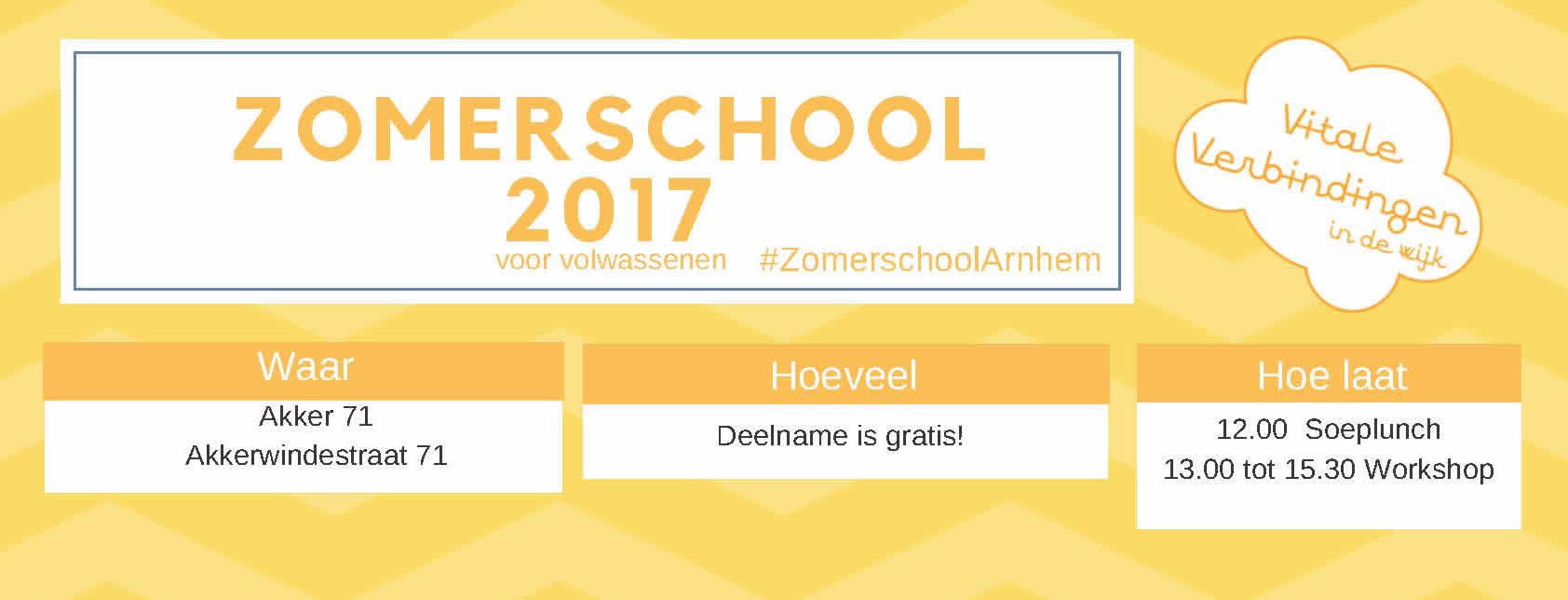 banner zomerschool 2017