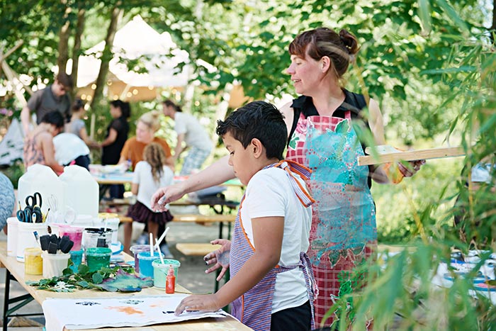 bamboe in de uiterwaarden