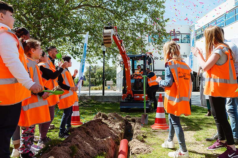 KPN Glasvezelaanl;eg